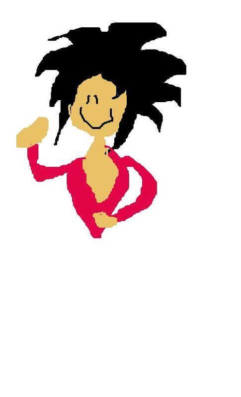 Me dibuje a Goku , Espero les guste. Pelo510