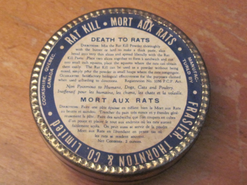 Mort aux Rats de Frasier, Thornton & Co Limited 01213