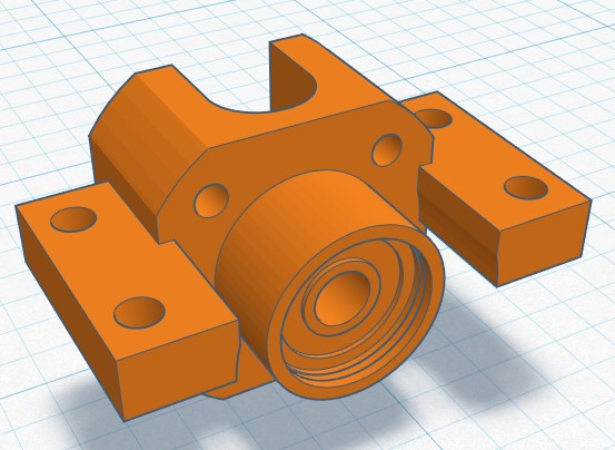 3D printed beam mount .049 backplate Beam_m12
