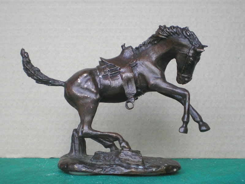 Cowboy zu Pferd mit Lasso - Umbau in der Figurengröße 7 cm 70_mm_12