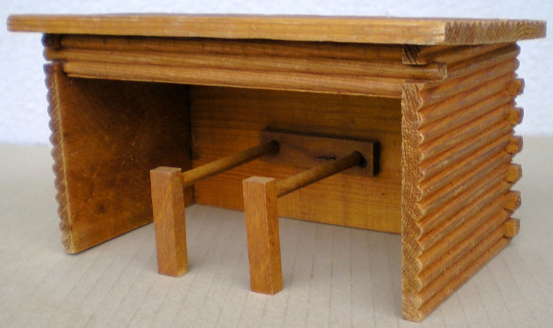 Wildwest-Gebäude aus Holz für Figuren von 54 bis 70 mm Shg_sl10