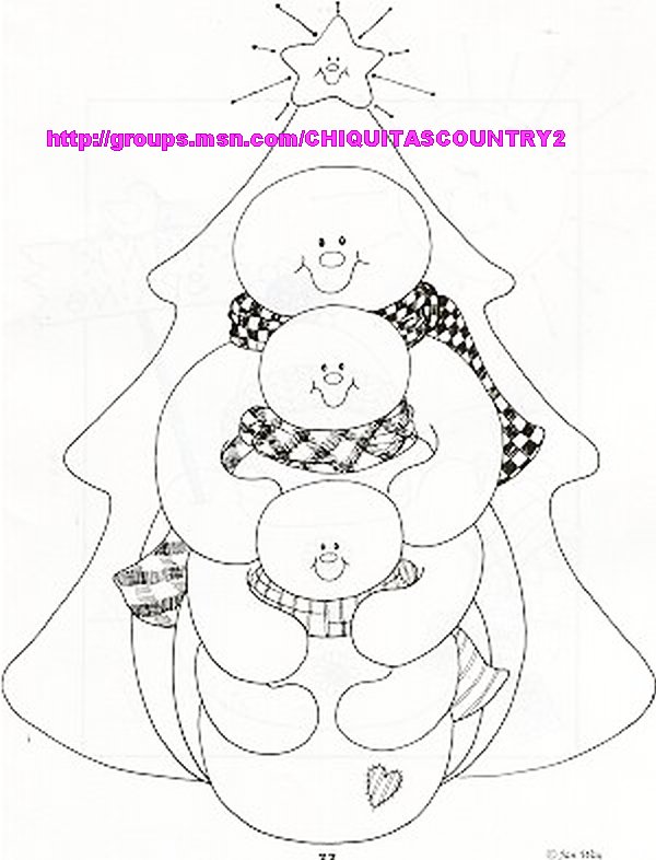Revista The snowman patch (Imagenes de navidad en blanco y negro) 3316