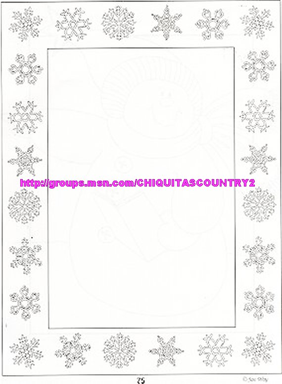 Revista The snowman patch (Imagenes de navidad en blanco y negro) 7512