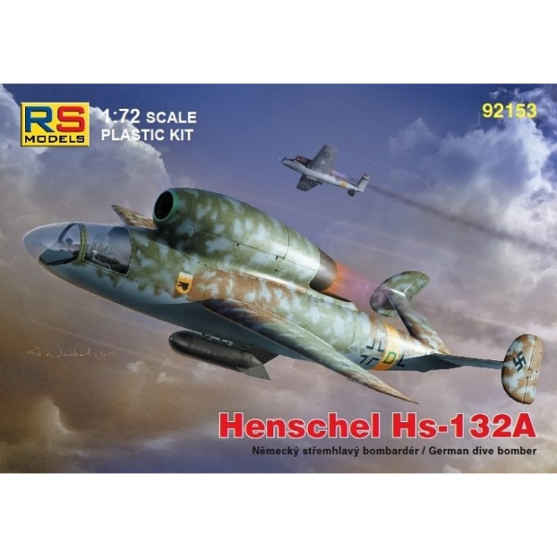 Henschell Hs 132A - RS Models 1/72 124