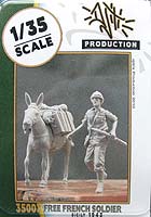 Free French Soldier Sicile 1943 - Figurine Djitis Production 1/35 (abandon) 13579410