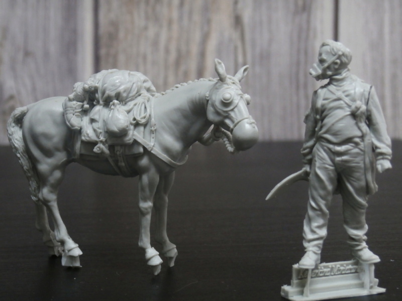 Survivant avec son cheval - figurine Kellerkind Miniaturen - 1/35 (FINI) P7090011