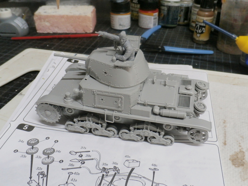 Carro Armato M14/41 Italeri 1/35 (FINI) Pa120013