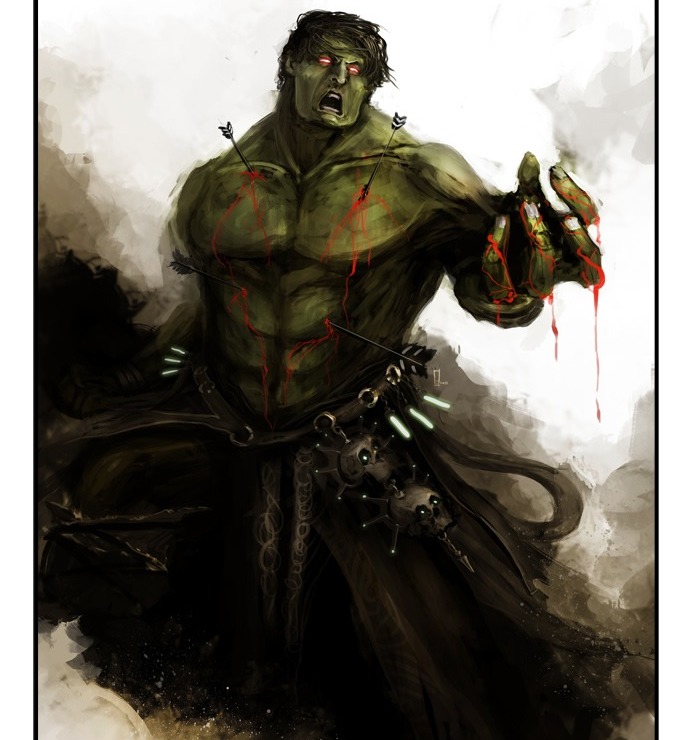 E se fossem personagens medievais? (2) Hulk_m10