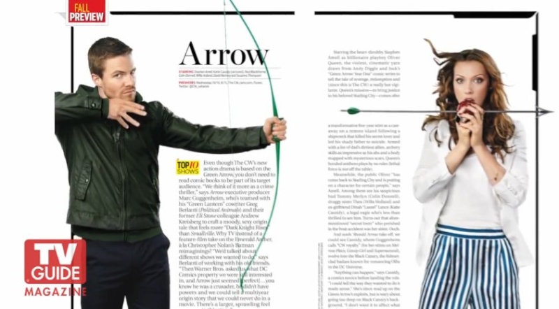 Stephen Amell (Arrow) portada de TV Guide. Image110