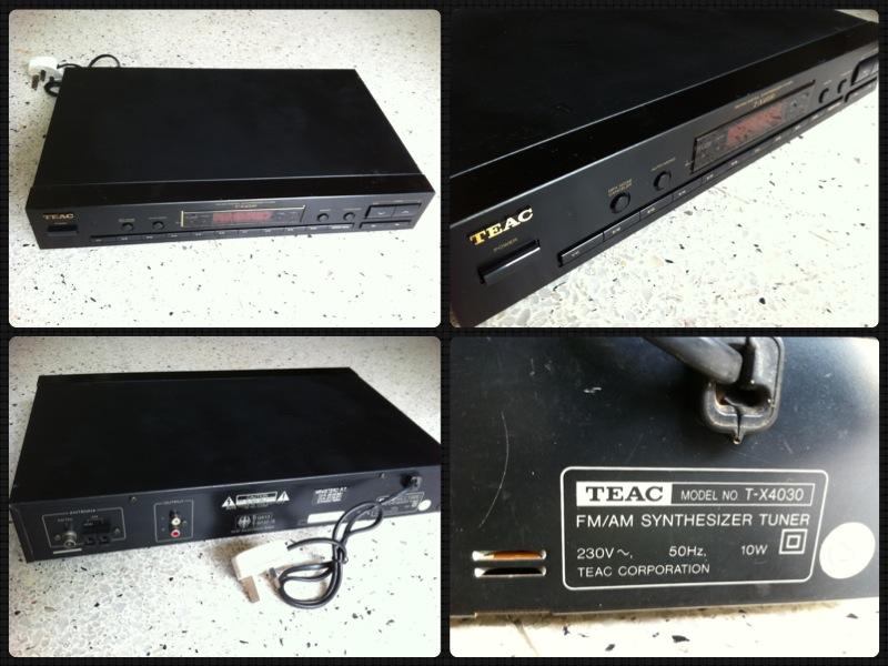 TEAC FM/AM Synthesizer Tuner T-X4030 Incend12