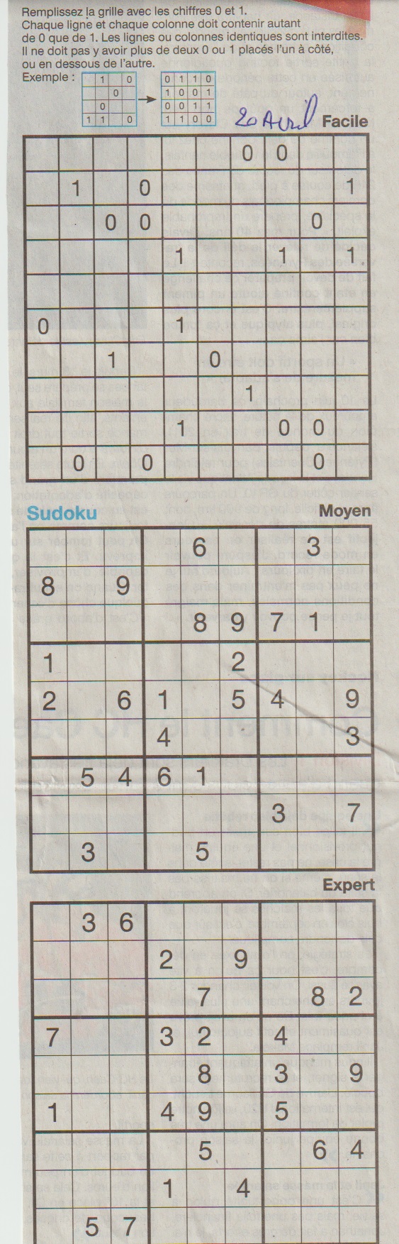 [Jeux] JEUX OUEST FRANCE du 2 Avril 2020 pour passer le temps - Page 2 Sudoku25