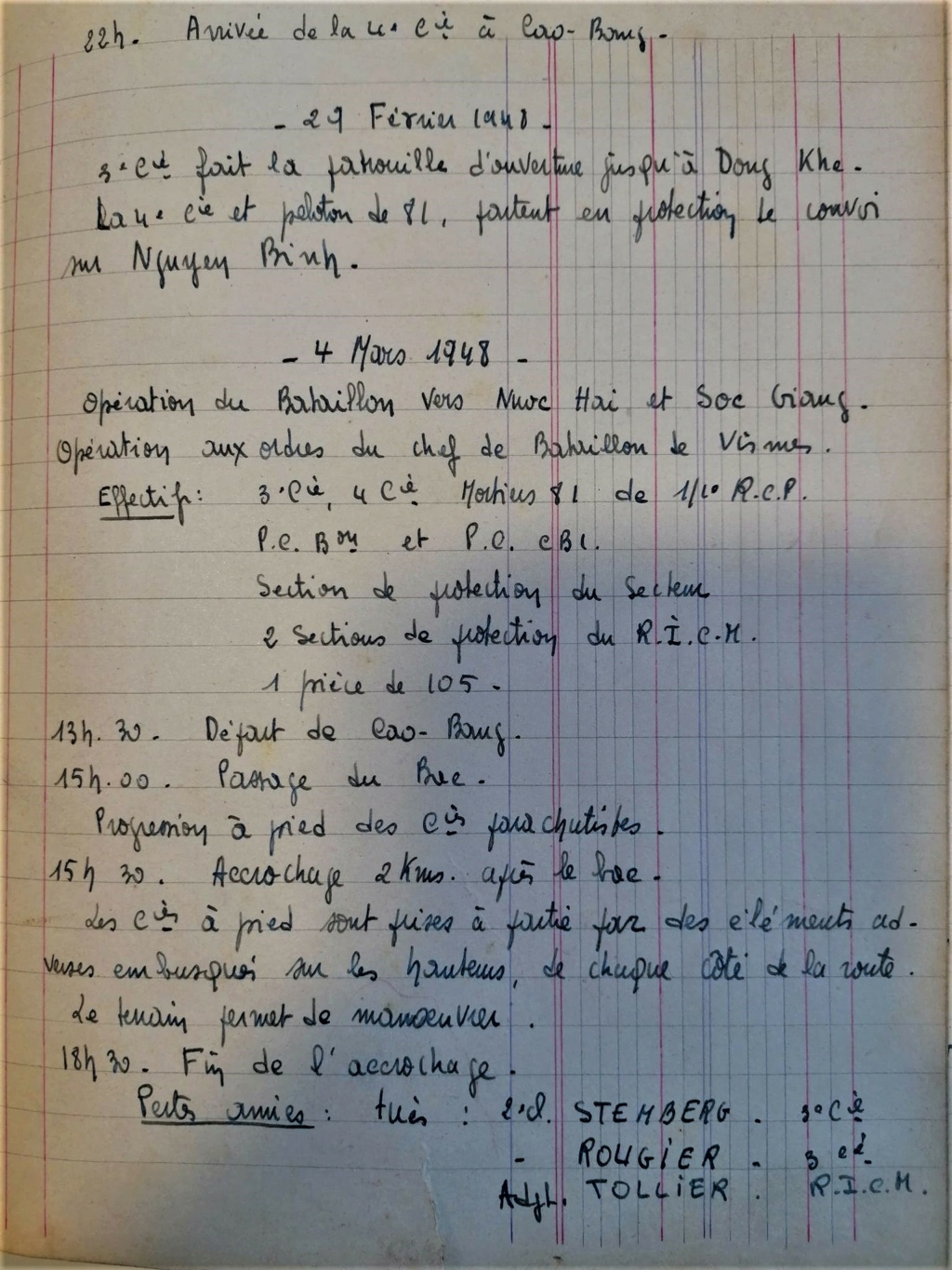 Lettre d'un lt du 1/1 rcp à sa femme le 11/03/1948 12046011