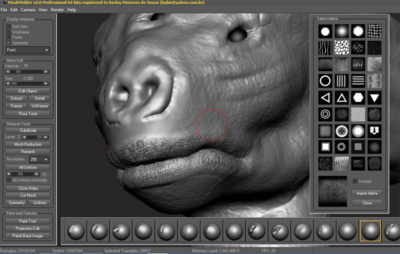 More faster in sculpt process Faster11