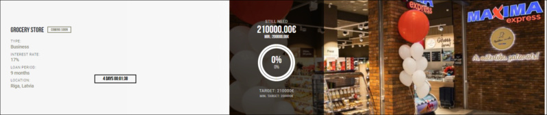 Proyecto Grocerie Store ( Rent.17 % durante 9 meses) 1437