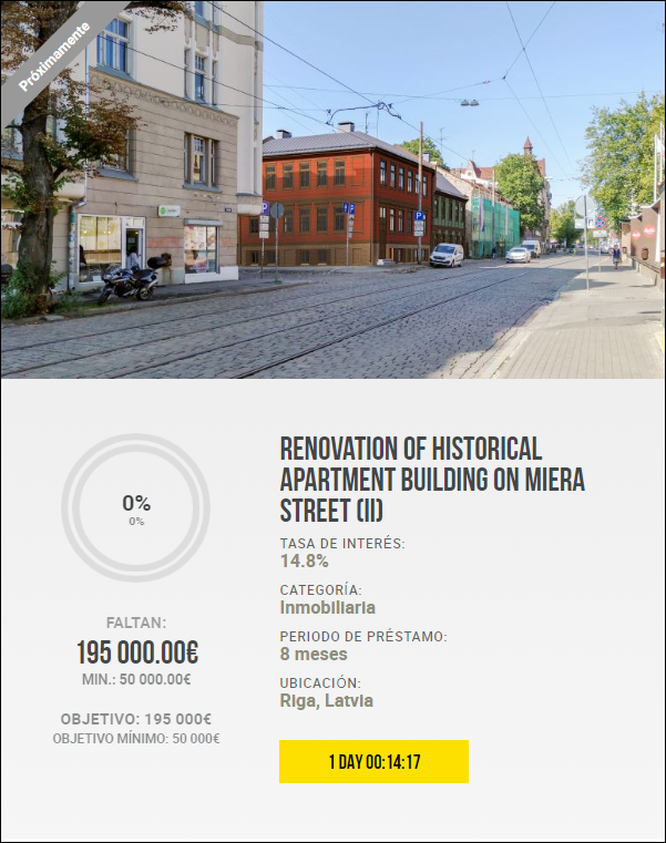 Proyecto Renovation of historical apartment building on Miera Street (II) Rent. 14.80 por 8 meses( pagado 1 año mas tarde por el codvid, pero pagado.) 1941