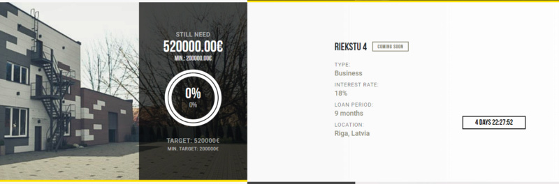 Proyecto Riekstu 4 ( Rent 18% por 9 meses) Incrementado hasta el 19%( proyecto pagado y cerrado 100%) Captu147