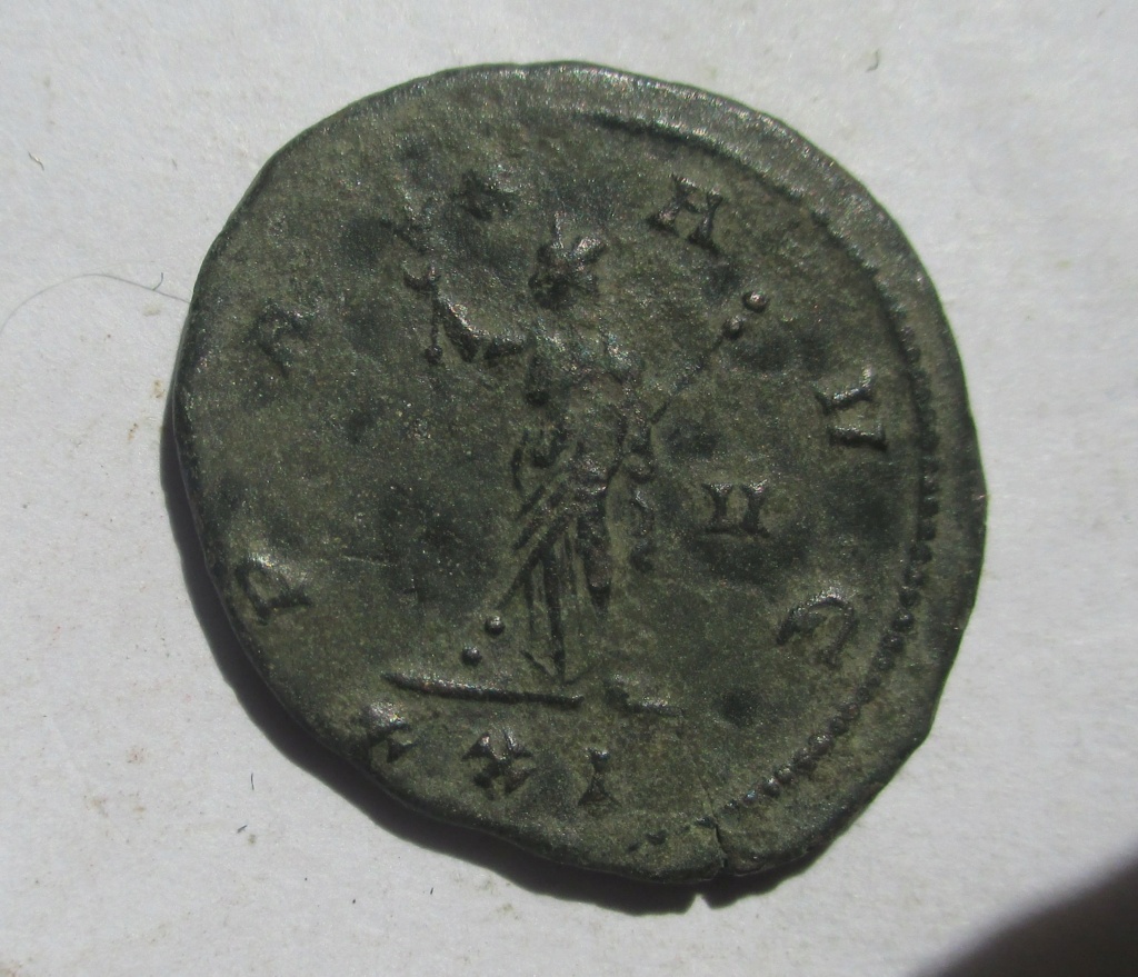 Aureliano de Probo. PAX AVG. Pax estante a izq. Siscia. 617