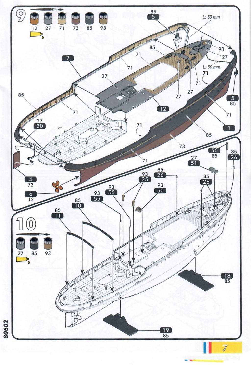 Remorqueur JEAN BART port d attache boks01 1/200ème Réf 80602 Notice24