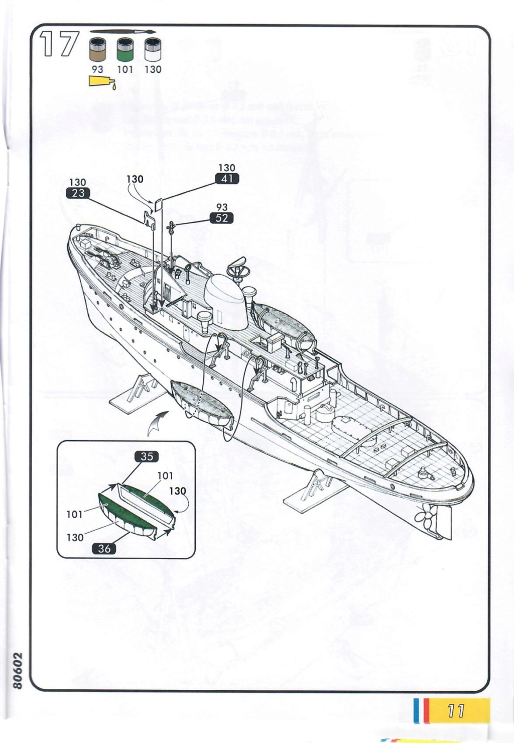 Remorqueur JEAN BART port d attache boks01 1/200ème Réf 80602 Notice28