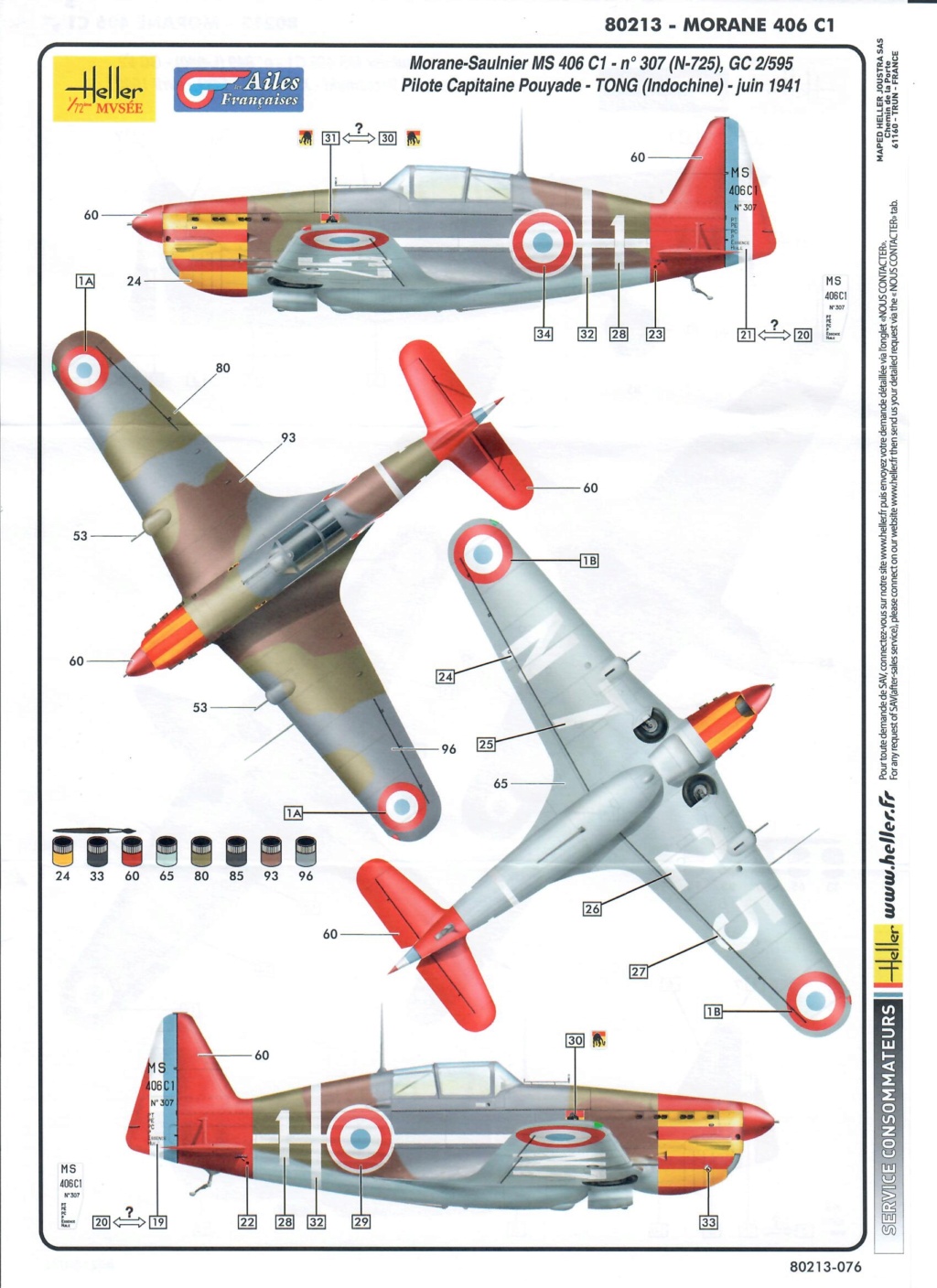 MORANE MS 406 C 1 Réf 80213 Planch11