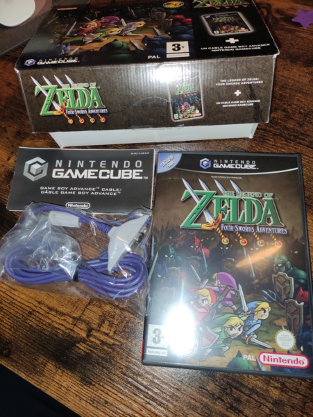 [ESTIM] Zelda Four Swords Aventures GameCube boite carton Img_2030
