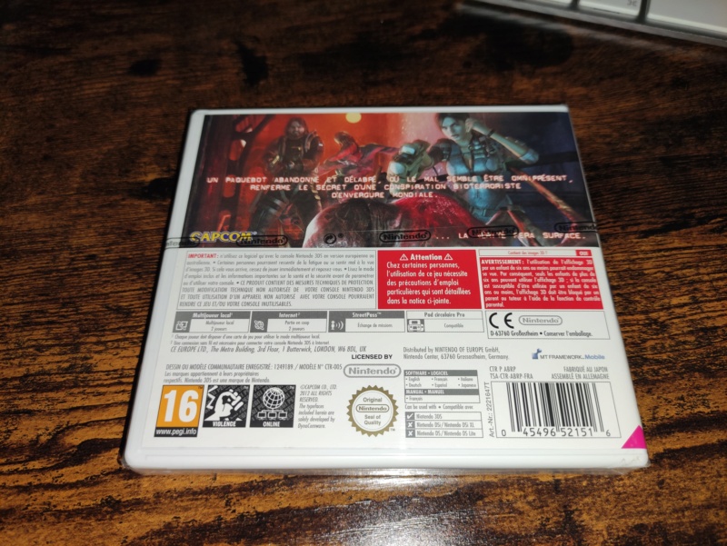 [ESTIM] Odama boite carton PAL GC - Donkey Kong Jungle Beat JAP GC blister - Resident Evil Revelations PAL 3DS blister Img_2041