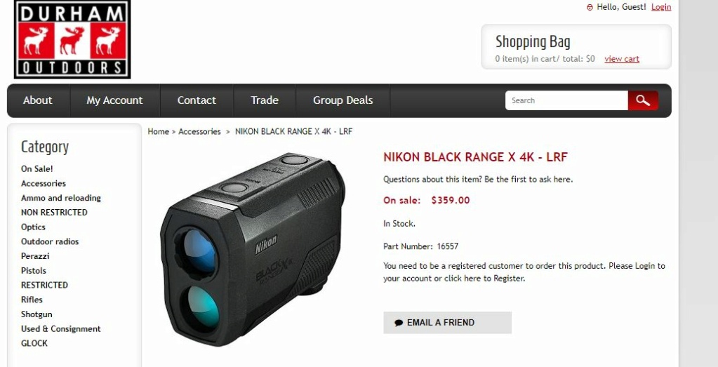 Gros rabais - Rangefinder Nikon Black Range X 4K Captur12