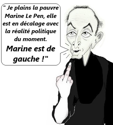 Marine Le Pen "pas chamboulée" par les sondages et la montée d'Eric Zemmour Zemmou43