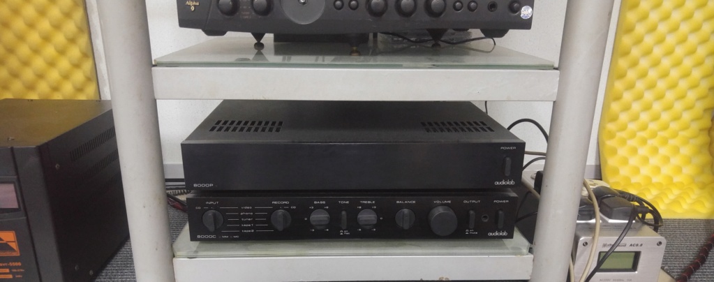 Used Audiolab 8000C Pre and 8000P Power Amp 20180811