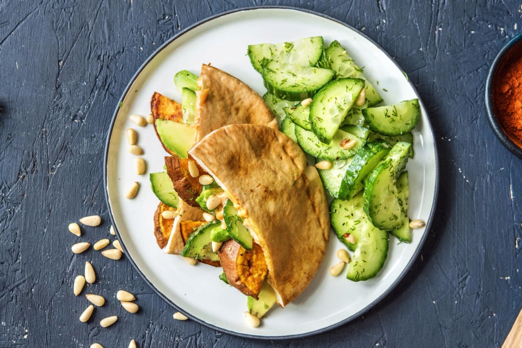 Harissa Sweet Potato Pita Pockets 5ad0b410