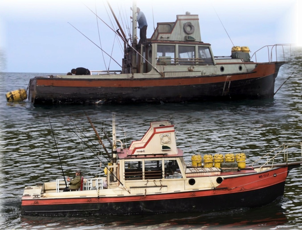 Bateau des dents de la mer ORCA à l'échelle 1/9ème 24612812