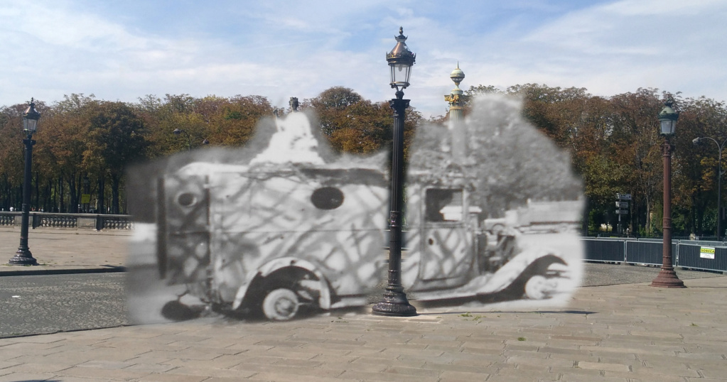 Camion Allemand Place de la Concorde 25 Août 1944  Assemb10