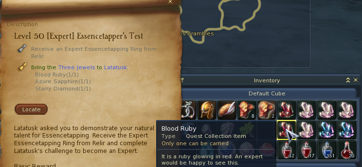 Essencetapper's Test - Two issues with corresponding quest items 2020-012