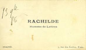 rachilde - Rachilde, homme de lettres Index12