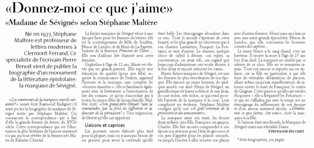 Revue de presse : Madame de Sévigné (Gallimard, 2013) Le_jeu10