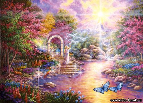 Райские картины духовного мира и описание Царства Бога A2110