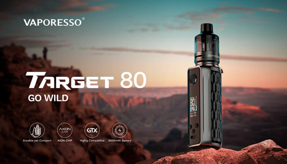 Le mode F(t) de VAPORESSO dans le modèle Target 80 : Une nouvelle technologie pour une nouvelle ère O110