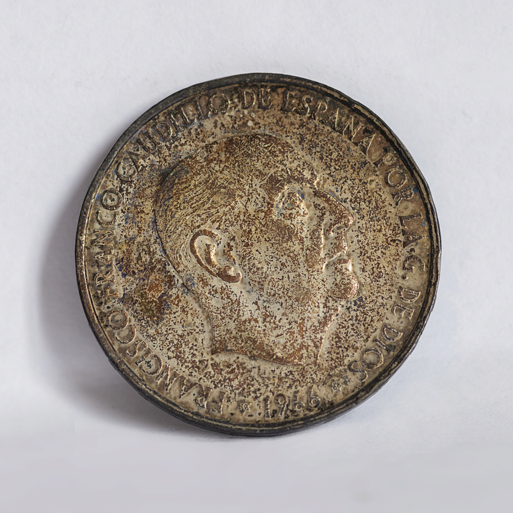 Limpiar 100 pesetas plata Franco 1966 _asn6511