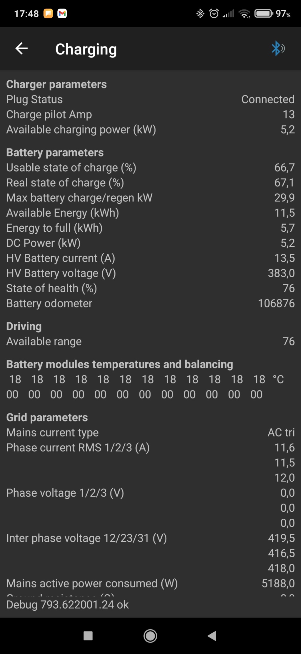 Évolution du pourcentage de la capacité de la batterie en fonction de l'âge ou du kilométrage - Page 13 Screen25