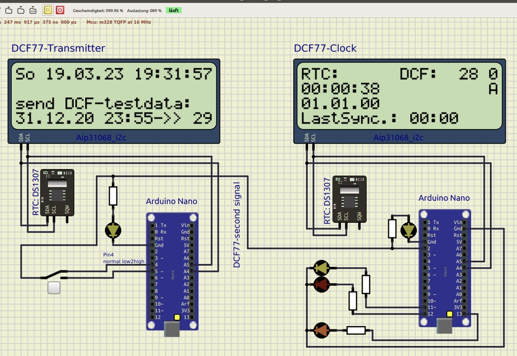 internet-access from arduino? Dcf77-13