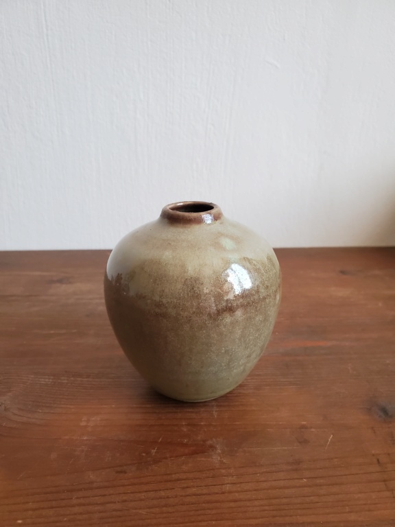 Petit vase boule émaillé GRISELAIN - LIZOT 20230537