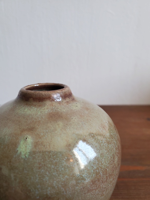 Petit vase boule émaillé GRISELAIN - LIZOT 20230539