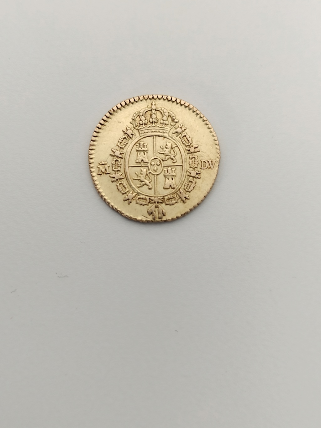 1/2 escudo de Carlos III de 1786. Oro Img20213
