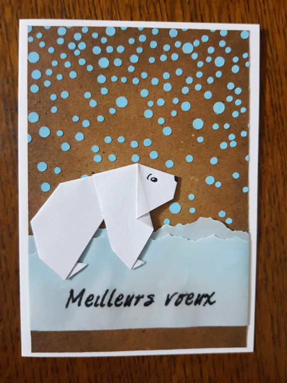 Semaine 9 / 2024 :   L'ours polaire en origami (tutoriel) 20240310