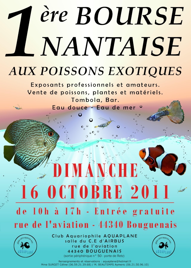 les bourses aquariophile 2012 Affich10