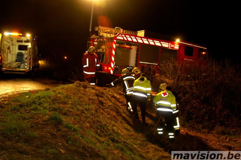 Enghien - exercice coordonné - Croix-Rouge et pompiers PHOTO Pict2326