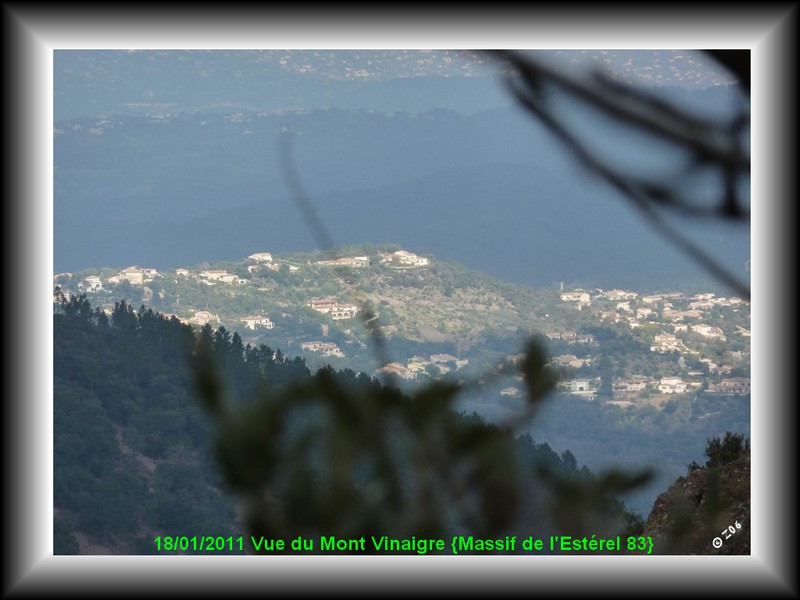 18 JAN. 2011 Mont  Vinaigre {Massif Estérel / 83 }  Cadre810