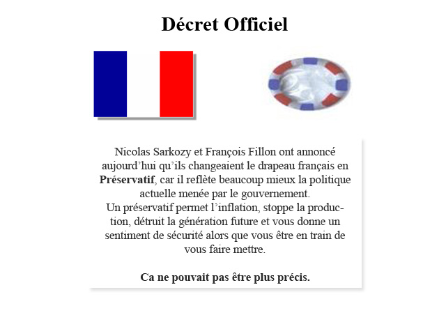 Fillon double Sarkozy Decret10