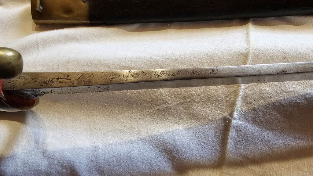 Un sabre briquet de Châtellerault en 1822 20240416