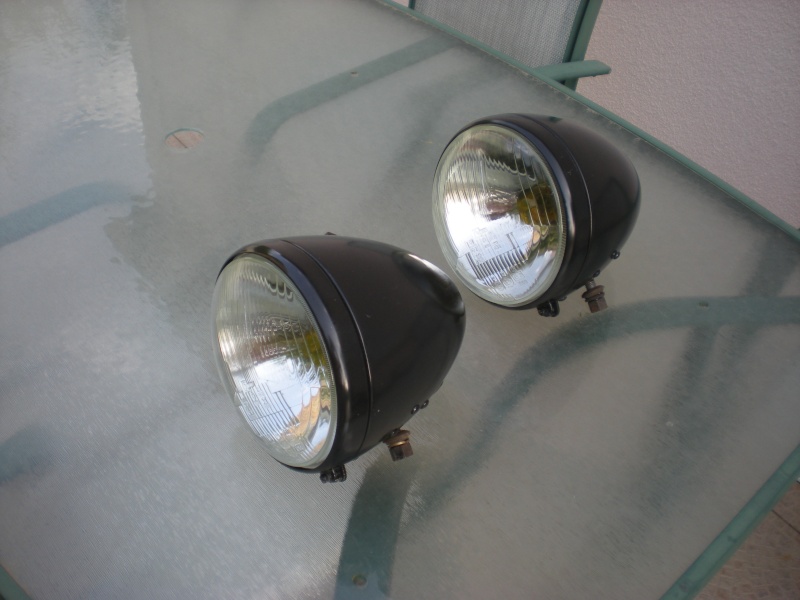paire de phares traction 190 mm optiques " modernes" . 1_410